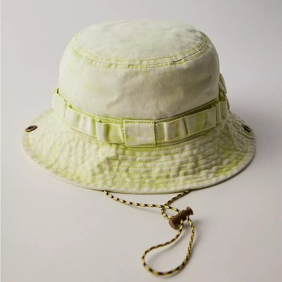 NWT free people movement Happy Trails Bucket Hat in Washed Lime - One Size main image 11